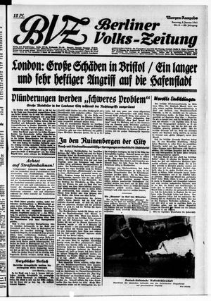 Berliner Volkszeitung vom 05.01.1941