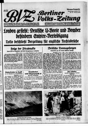 Berliner Volkszeitung vom 09.01.1941