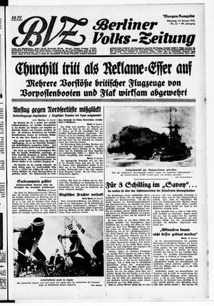 Berliner Volks-Zeitung vom 14.01.1941