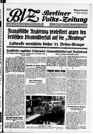 Berliner Volks-Zeitung vom 23.01.1941