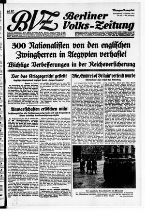 Berliner Volks-Zeitung vom 25.01.1941