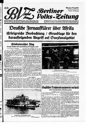 Berliner Volks-Zeitung vom 26.01.1941