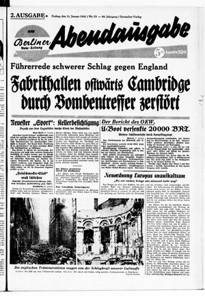 Berliner Volks-Zeitung vom 31.01.1941