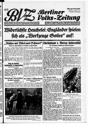 Berliner Volks-Zeitung vom 04.02.1941