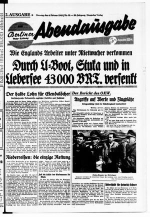 Berliner Volks-Zeitung vom 04.02.1941