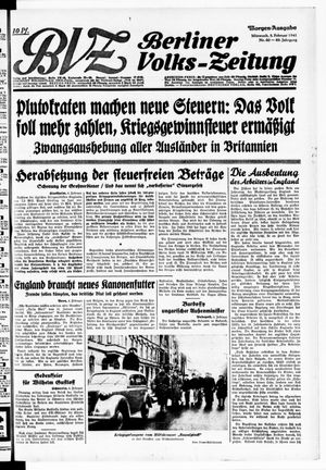 Berliner Volks-Zeitung vom 05.02.1941