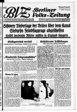 Berliner Volks-Zeitung vom 06.02.1941