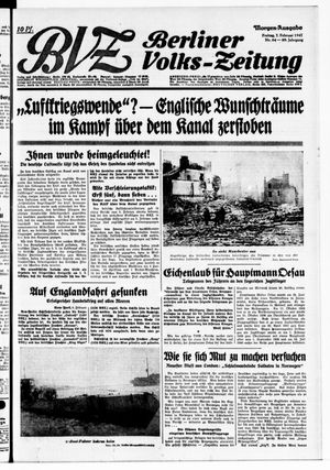 Berliner Volks-Zeitung vom 07.02.1941