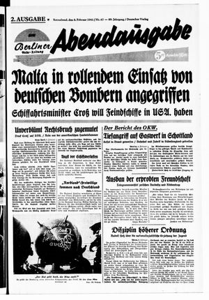 Berliner Volks-Zeitung vom 08.02.1941