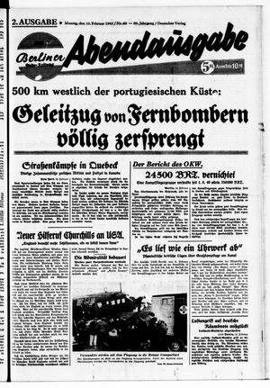 Berliner Volks-Zeitung vom 10.02.1941