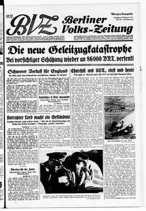 Berliner Volks-Zeitung vom 14.02.1941