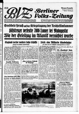 Berliner Volks-Zeitung vom 16.02.1941