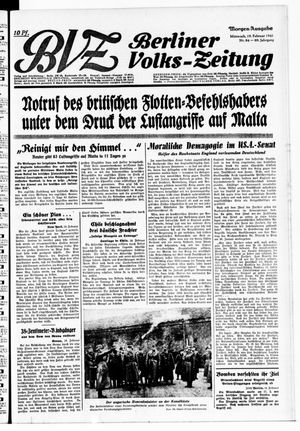 Berliner Volks-Zeitung vom 19.02.1941