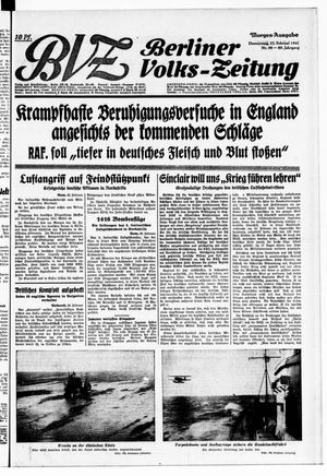 Berliner Volks-Zeitung vom 27.02.1941