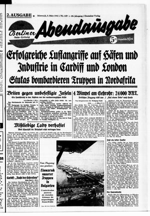 Berliner Volks-Zeitung vom 05.03.1941