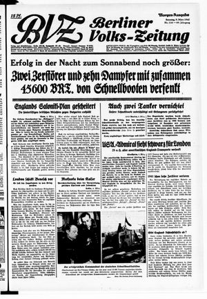 Berliner Volks-Zeitung vom 09.03.1941