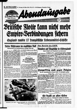 Berliner Volks-Zeitung vom 10.03.1941
