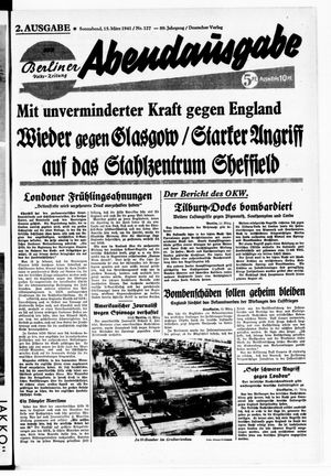 Berliner Volks-Zeitung vom 15.03.1941