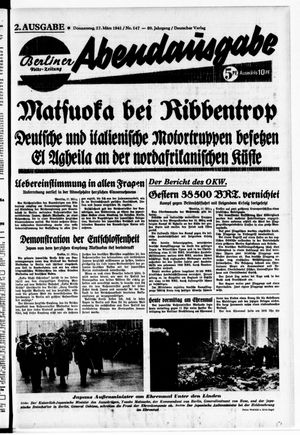 Berliner Volks-Zeitung vom 27.03.1941