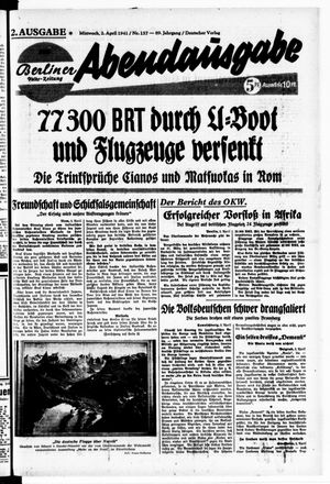 Berliner Volks-Zeitung vom 02.04.1941