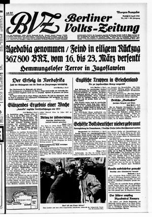 Berliner Volks-Zeitung vom 04.04.1941