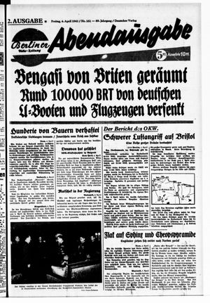 Berliner Volks-Zeitung vom 04.04.1941