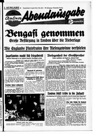 Berliner Volks-Zeitung vom 05.04.1941