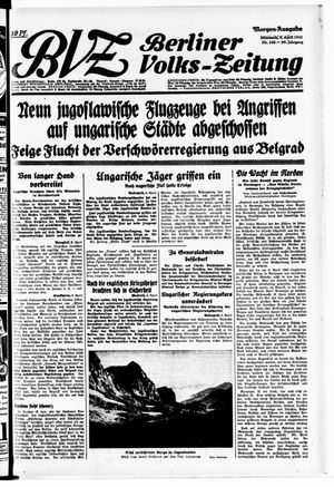 Berliner Volks-Zeitung vom 09.04.1941