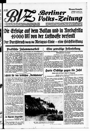 Berliner Volks-Zeitung vom 11.04.1941