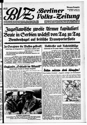 Berliner Volks-Zeitung vom 17.04.1941