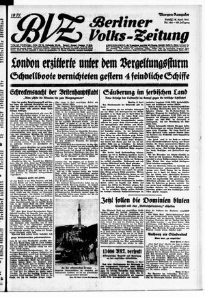 Berliner Volks-Zeitung vom 18.04.1941