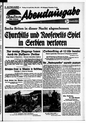 Berliner Volks-Zeitung vom 18.04.1941