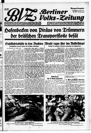 Berliner Volks-Zeitung vom 29.04.1941