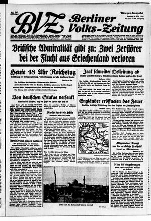 Berliner Volks-Zeitung vom 04.05.1941