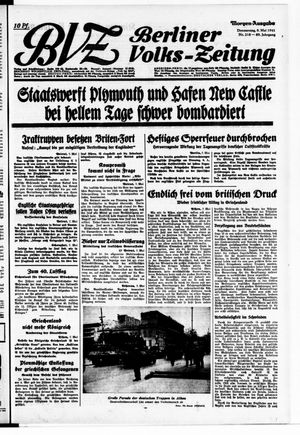 Berliner Volks-Zeitung vom 08.05.1941