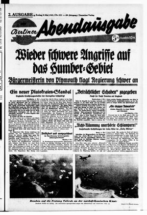 Berliner Volks-Zeitung vom 09.05.1941