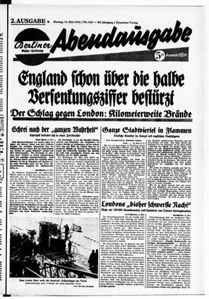 Berliner Volks-Zeitung vom 12.05.1941