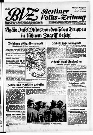 Berliner Volks-Zeitung vom 13.05.1941