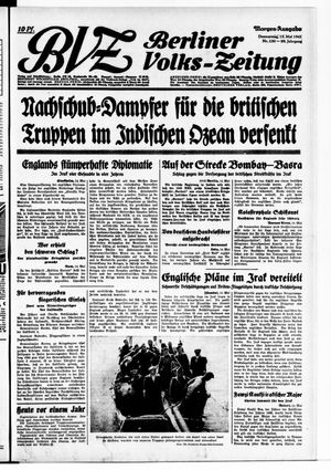 Berliner Volks-Zeitung vom 15.05.1941