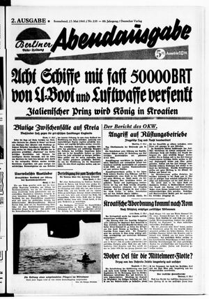 Berliner Volks-Zeitung vom 17.05.1941