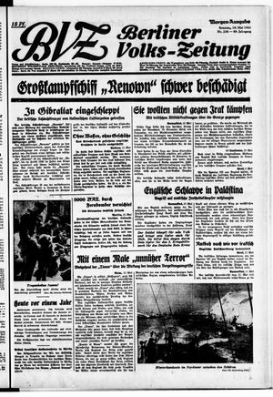 Berliner Volks-Zeitung vom 18.05.1941