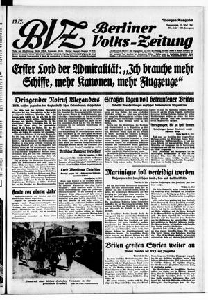 Berliner Volks-Zeitung vom 22.05.1941