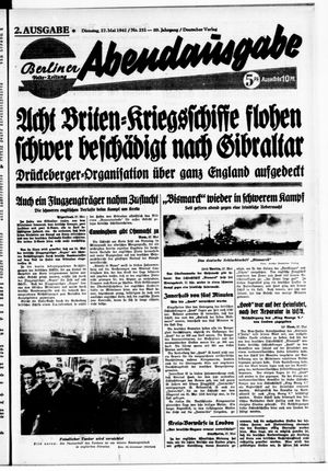 Berliner Volks-Zeitung vom 27.05.1941