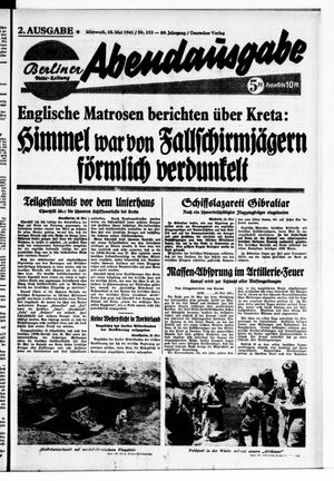 Berliner Volks-Zeitung vom 28.05.1941