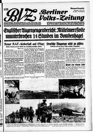 Berliner Volks-Zeitung vom 01.06.1941