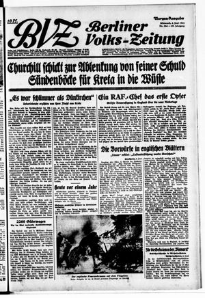 Berliner Volks-Zeitung vom 04.06.1941