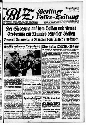 Berliner Volks-Zeitung vom 13.06.1941