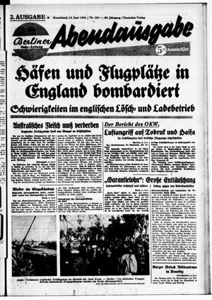 Berliner Volks-Zeitung vom 14.06.1941
