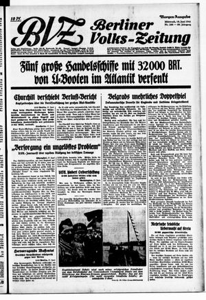 Berliner Volks-Zeitung vom 18.06.1941