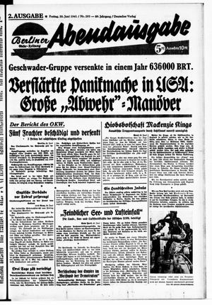 Berliner Volks-Zeitung vom 20.06.1941